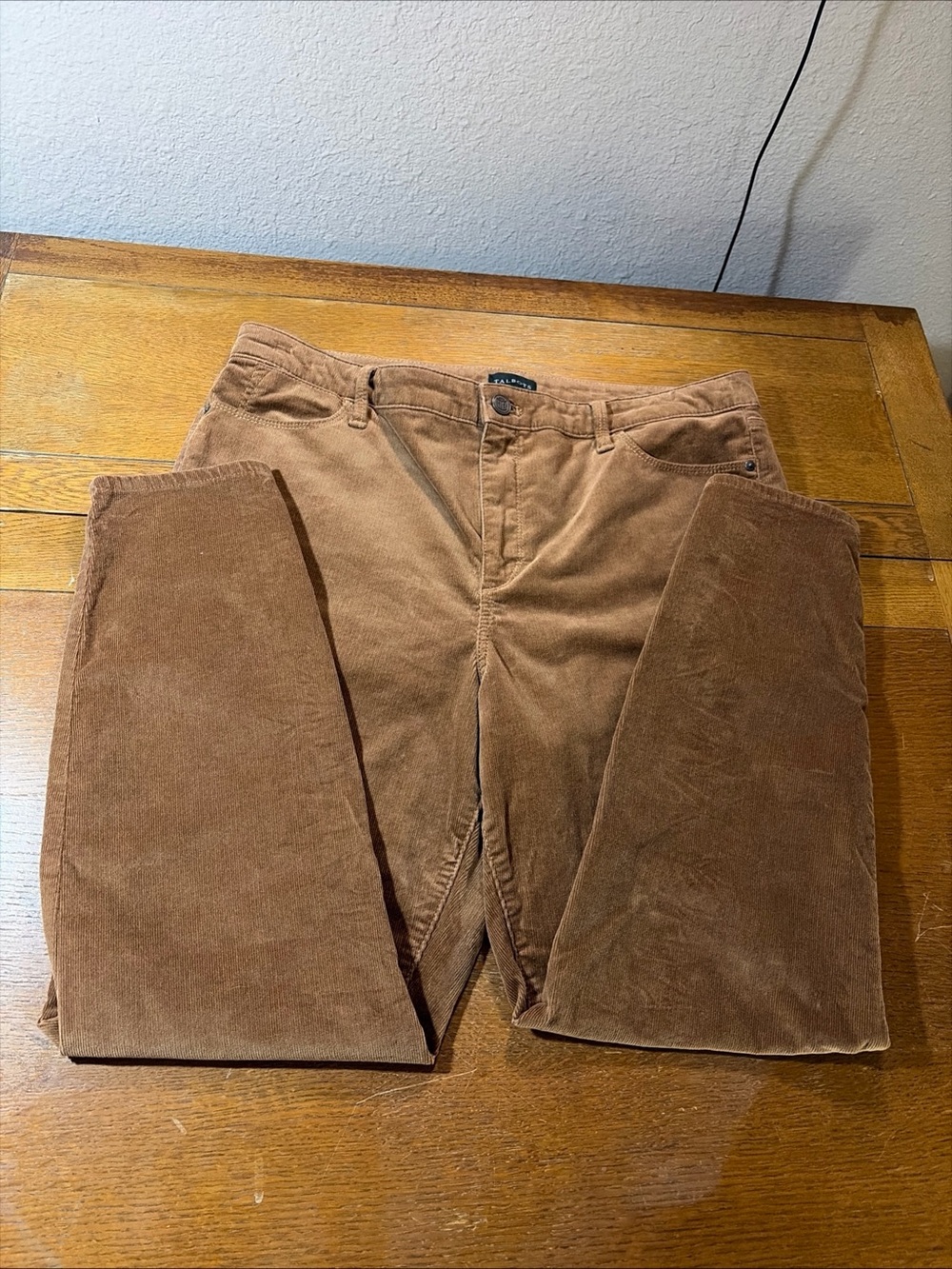 Talbots Corduroy Jegging Ankle Pants Brown Women’s 14